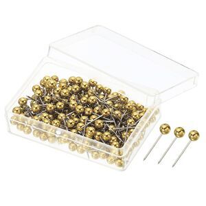 Push Pins 200 Pack Round Head Map Tacks Thumb Steel Point